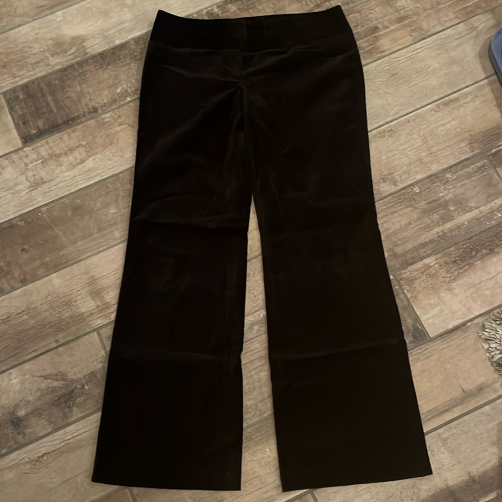 Black velvet Express Editor pants